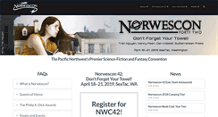 Desktop Screenshot of norwescon.org